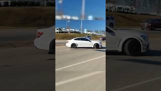 AMG C63 BLACK SERIES ALMOST LOST IT LEAVING CARS & COFFEE!! #shorts