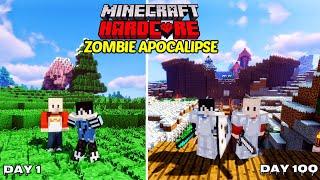 100 HARI MINECRAFT HARDCORE ZOMBIE APOCALYPSE