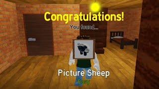 Find the Sheep - Where to Find the Picture Sheep (Roblox)