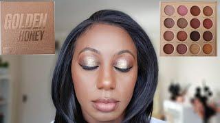 Makeup Obsession Golden Honey palette Review POC  Eye Tutorial