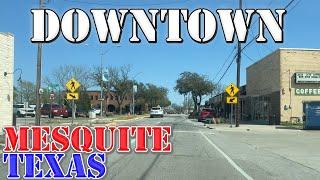 Mesquite - Texas - 4K Downtown Drive