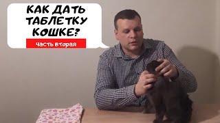 КАК ДАТЬ ТАБЛЕТКУ КОШКЕ? ЧАСТЬ ВТОРАЯ