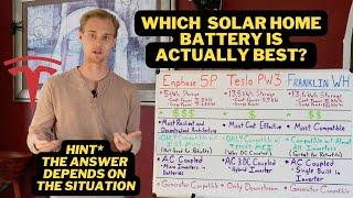 Top 3 Solar Batteries Compared. Tesla Powerwall 3 vs Enphase 5P vs Franklin WH. Different use cases