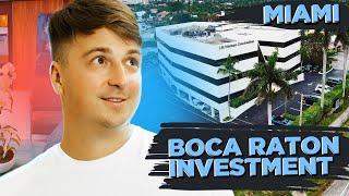 Investment in commercial real estate in South Florida. Office building in Boca Raton