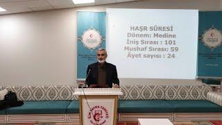 Haşr Sûresi 1-4. Ayeti Kerimeler Tefsiri (06/03/2022) | Abdurrahman Ateş