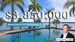 Inside a $3,850,000 St. Petersburg Florida WATERFRONT MANSION | Luxury Home Tour