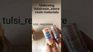 Unboxing tulsi resinart materials #Resin art tutorial