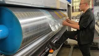 how to use corrugated box flexo printer machine