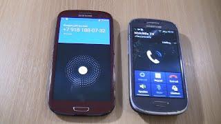 Samsung S3 Mini VE   Over the Horizon Incoming call &Samsung Galaxy S3  Android 6  Outgoing call
