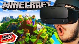 اولین تجربه من از ماینکرفت در واقعیت مجازی  - Minecraft VR