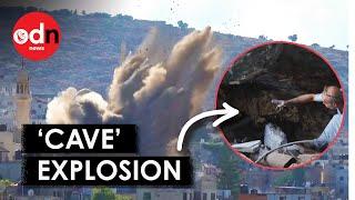 Huge ‘Cave’ Explosion in Jenin Refugee Camp