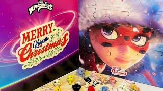 Miraculous Ladybug Advent Calendar ASMR Unboxing  | 24 Miniature Surprise Figures #miraculous