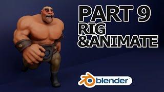 Blender 2.9 Tutorial - Stylized Character Modeling - Part 9 of 9: Rig & Animating a Run