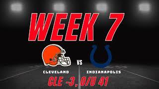 Cleveland Browns vs Indianapolis Colts Week 7 Predictions