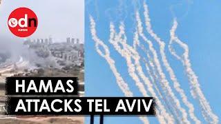 Israel RETALIATES After Hamas Launch Volley of Rockets at Tel Aviv