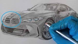 Re-designing the 2021 BMW M4 Grille