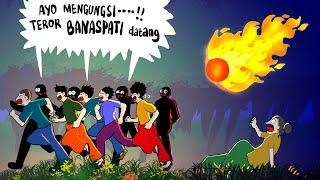 MERINDING !!! Penampakan ASLI WAJAH HANTU BANASPATI  - Animasi Horor Kartun Lucu #KARTUNHANTU