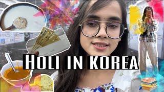 Holi in Korea | Day in my life | Festival Vlog | Medical insurance pay | Korea Vlog