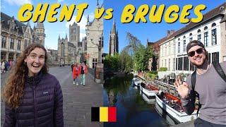 Should you visit Ghent or Bruges?  | Exploring Flanders Belgium