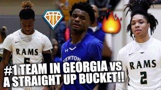 #1 TEAM IN GEORGIA vs TOUGH 2,000 POINT SCORING GUARD!! | Grayson vs Newton Highlights