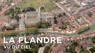 Vue du ciel - La Flandre - La Belgique - Par avion - Documentaire voyage - MP