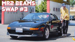 SW20 MR2 Beams Swap #3 - Test Drive, Exhaust Sound, & Flames