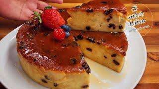 Como hacer Budin de Pan Casero Fácil y Rico-El sabor latino