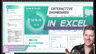 Building an interactive ecommerce dashboard in Excel