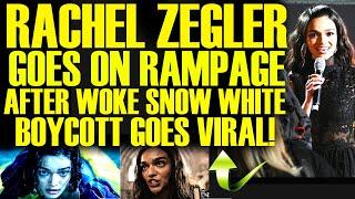 RACHEL ZEGLER MAJOR FREAKOUT AFTER WOKE SNOW WHITE BOYCOTT IS THE WORST IN DISNEY HISTORY!