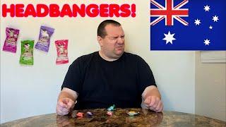 Australian Lollies | Head Bangers Sour Candy Taste Test