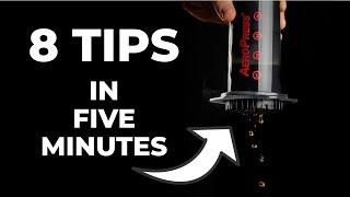 8 AEROPRESS Coffee Tips In Five Minutes