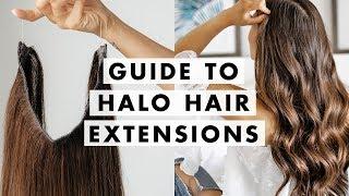 How to Wear Halo® Hair Extensions | Luxy Hair