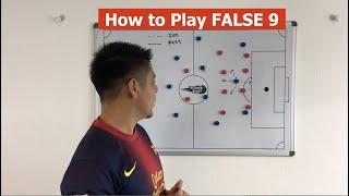 FALSE 9 Formation Tactics - (TACTIC EXPLAINED)