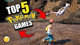 Top 5 Best Open World Pokemon Games For Android! & Ios | Multiplayer