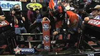 TRUE GRIT: Austin Meier fights pain and conquers Mud Wasp at PBR World Finals