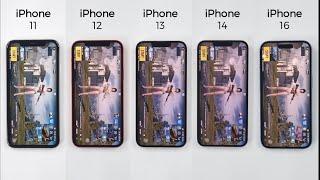 iPhone 16 vs 14 vs 13 vs 12 vs 11 - PUBG LOADING TEST 