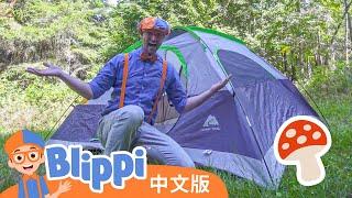 比利皮露营 | Blippi 中文版 | 儿童教育视频 | 实景探索