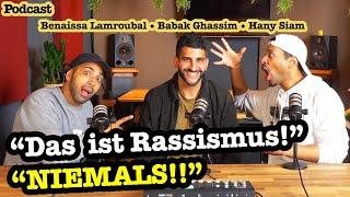 GEGENSÄTZLICHE Meinungen über DISKRIMINIERUNG! | RebellComedy Podcast mit Benaissa, Babak & Hany