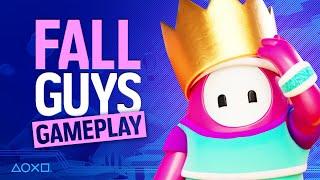 Fall Guys PS4 Gameplay - Watch Us Win... Twice!