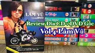 LÂM VŨ : Review Đĩa CD + DVD Gốc Album Vol 4 : Anh Chỉ Là Hình Bóng Của Người Khác - UNBOX