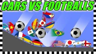World Cup Country Cars vs Footballs