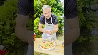 Kamado begyújtása és pizza sütés