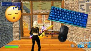 $750 Custom Keyboard Chill  Keyboard & Mouse Sounds ASMR  Fortnite Titled Towers Gameplay