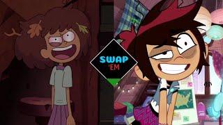 ANNE BOONCHUY AND MOLLY MCGEE VOICE SWAP | Amphibia/The Ghost and Molly McGee