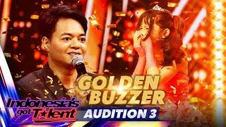 AMAZING VOICE! Melody Mendapatkan GOLDEN BUZZER Dari Reza Arap - Indonesia's Got Talent 2023