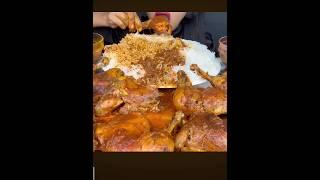 Chicken thighs curry with rice #mukbang #bigbiteschallenge #eatingshow #rufyeat #foodchallenge #food