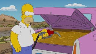 Homero guarda gasolina en el baúl Los simpson capitulos completos en español latino