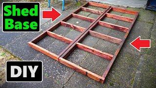 DIY Scrap Wood Shed Build Part 1 - Making the Shed Base (Subframe)