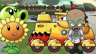 Зомби объединились с Машинками из Car Eats Car 3 против растений из PLANTS vs ZOMBIES 2. Серия 125