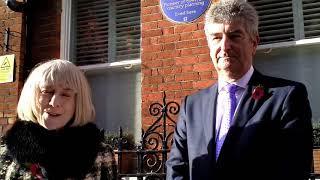 English Heritage blue plaque to Sir Patrick Abercrombie